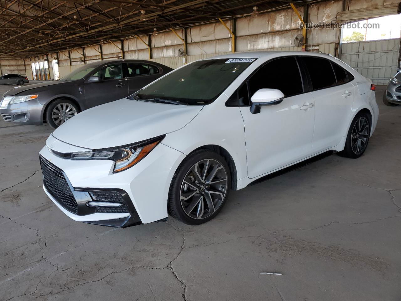 2020 Toyota Corolla Se White vin: 5YFS4RCE5LP022675