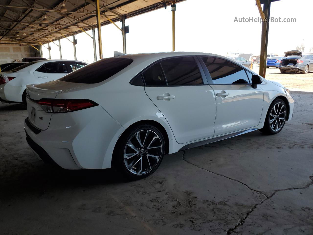 2020 Toyota Corolla Se White vin: 5YFS4RCE5LP022675