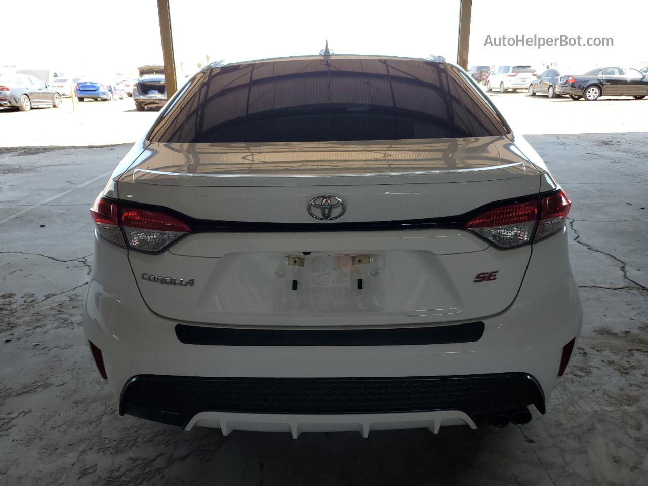 2020 Toyota Corolla Se White vin: 5YFS4RCE5LP022675