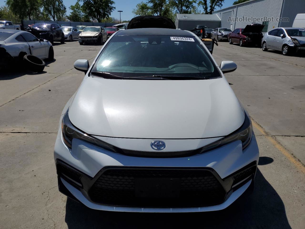 2020 Toyota Corolla Se White vin: 5YFS4RCE5LP024619