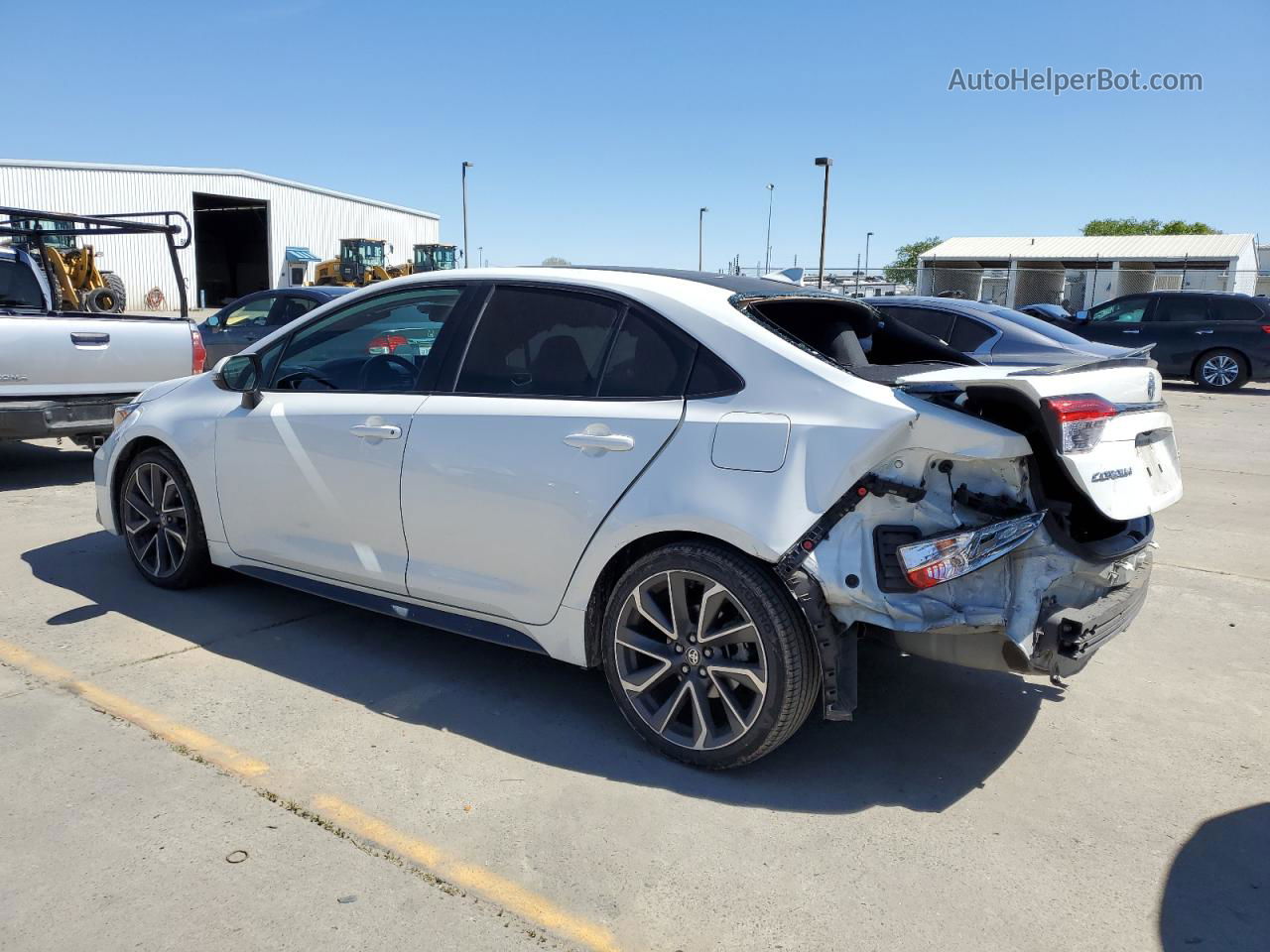 2020 Toyota Corolla Se White vin: 5YFS4RCE5LP024619