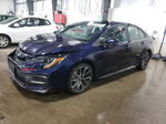 2020 Toyota Corolla Se Blue vin: 5YFS4RCE5LP028864