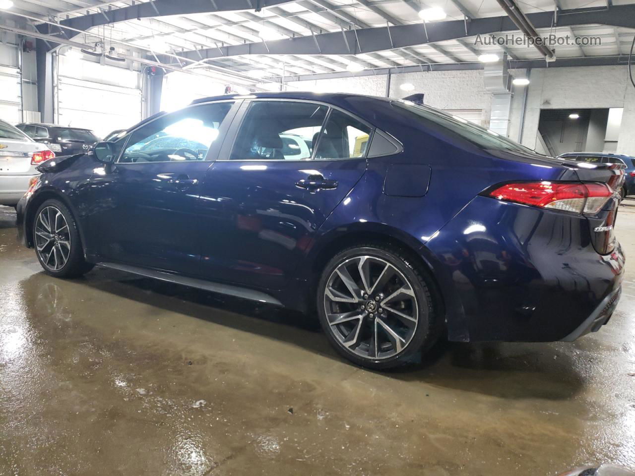 2020 Toyota Corolla Se Blue vin: 5YFS4RCE5LP028864