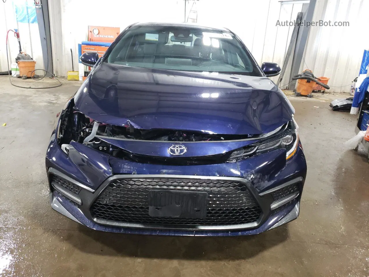 2020 Toyota Corolla Se Blue vin: 5YFS4RCE5LP028864