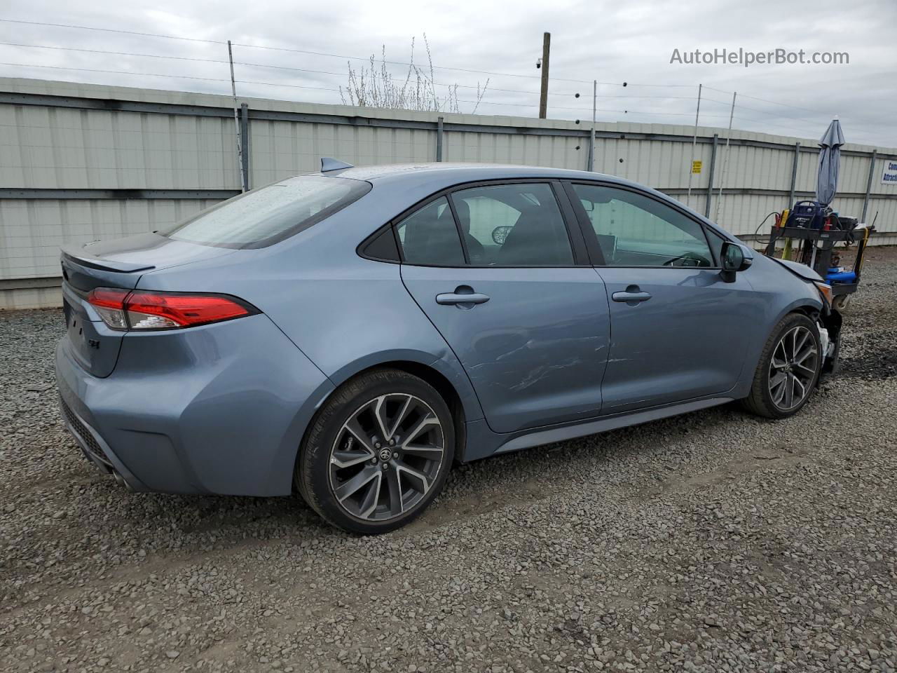 2020 Toyota Corolla Se Gray vin: 5YFS4RCE6LP030168