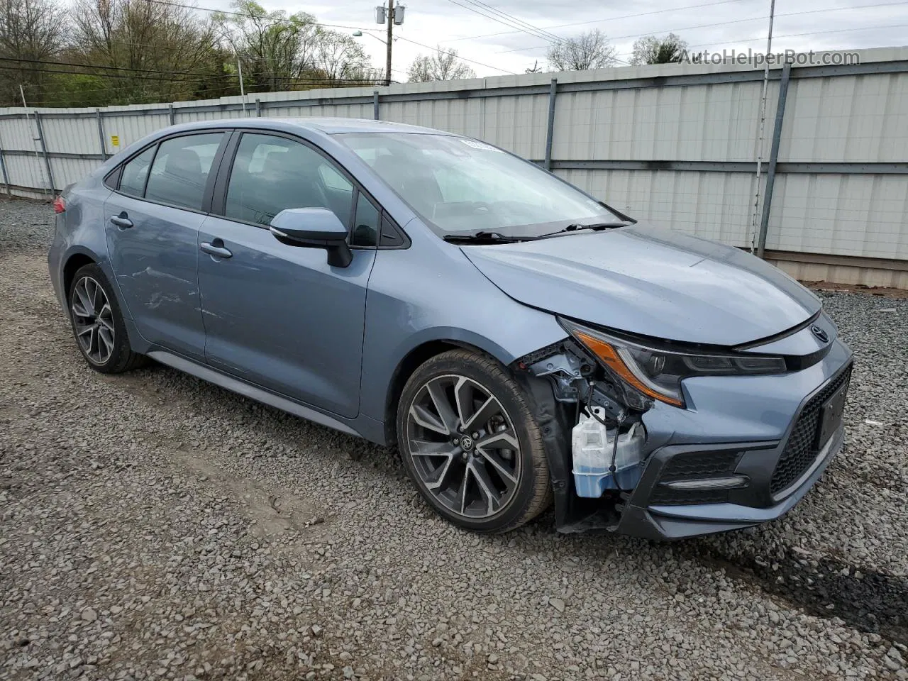 2020 Toyota Corolla Se Серый vin: 5YFS4RCE6LP030168