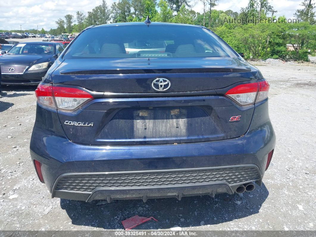 2020 Toyota Corolla Se Blue vin: 5YFS4RCE6LP033538