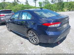 2020 Toyota Corolla Se Blue vin: 5YFS4RCE6LP033538