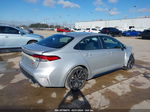 2020 Toyota Corolla Se Silver vin: 5YFS4RCE6LP036665