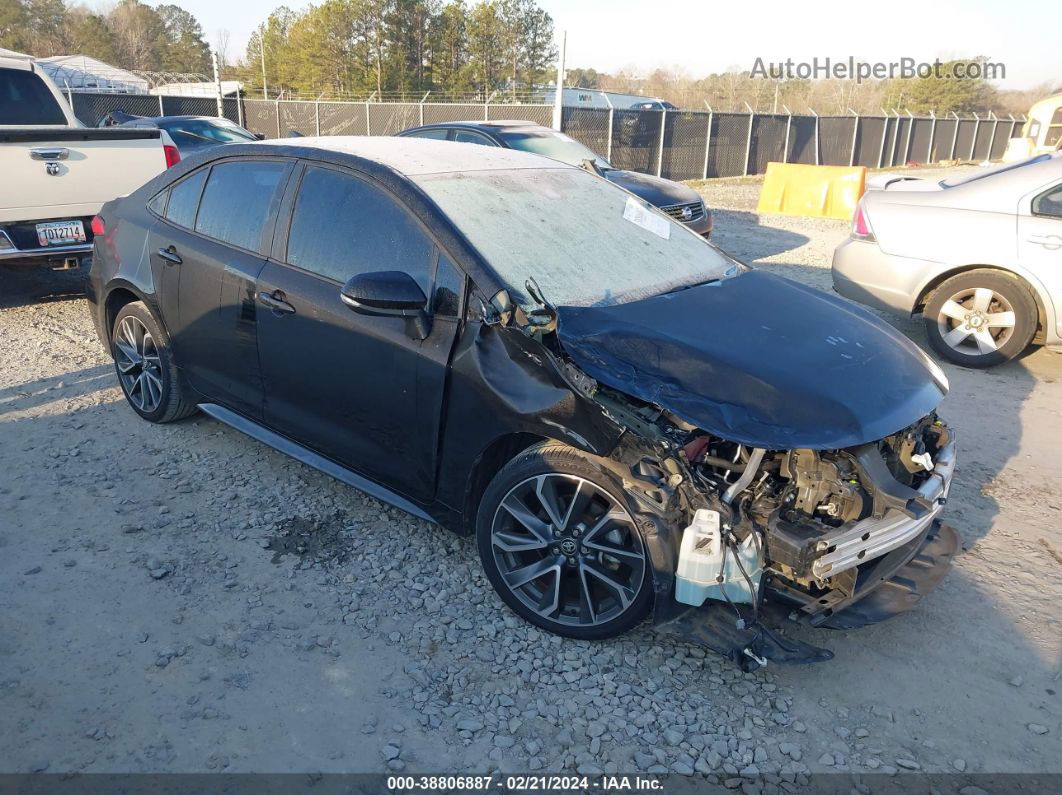 2020 Toyota Corolla Se Black vin: 5YFS4RCE7LP052373