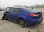 2020 Toyota Corolla Se Blue vin: 5YFS4RCE8LP012481
