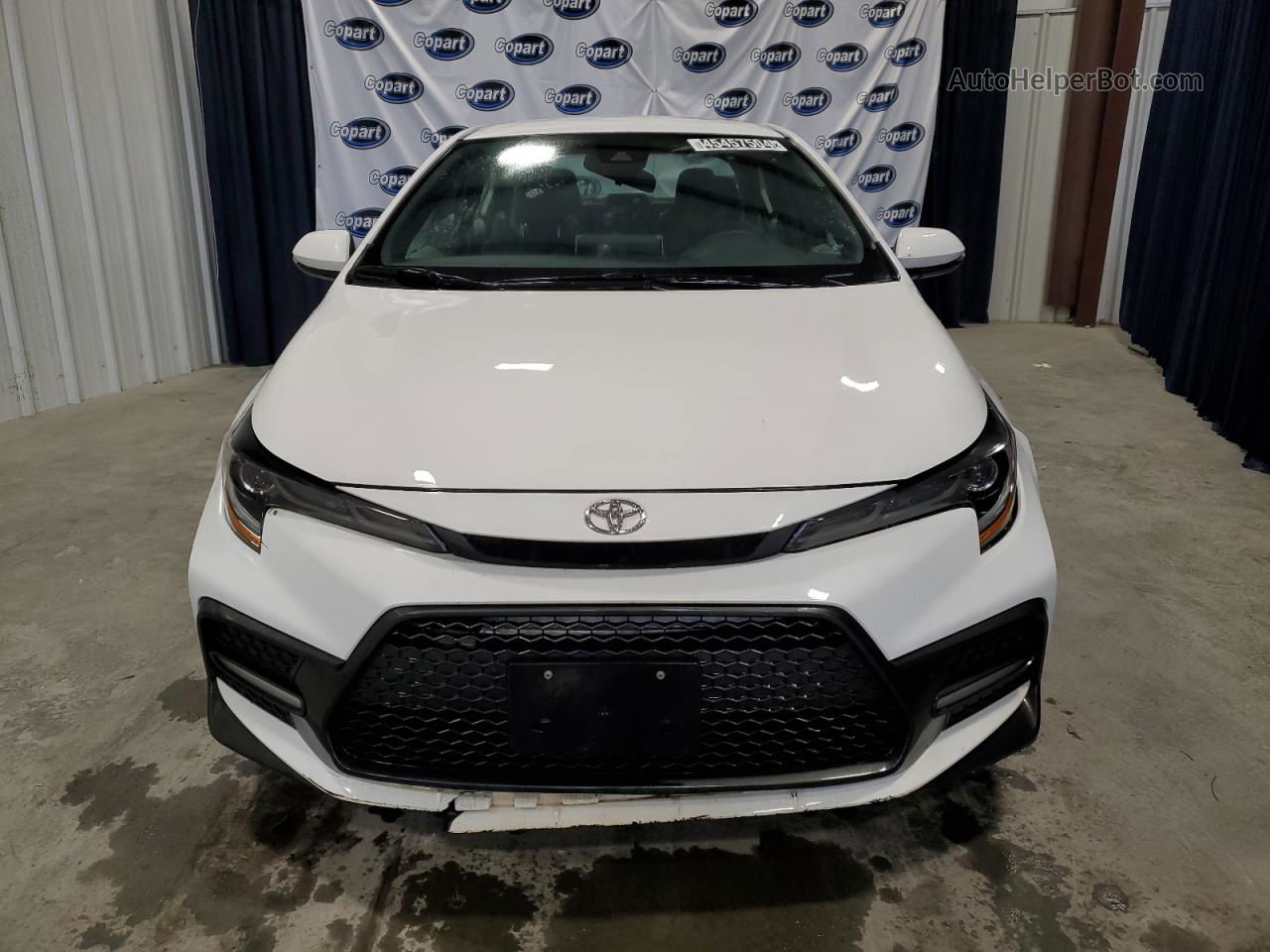 2020 Toyota Corolla Se White vin: 5YFS4RCE8LP021195