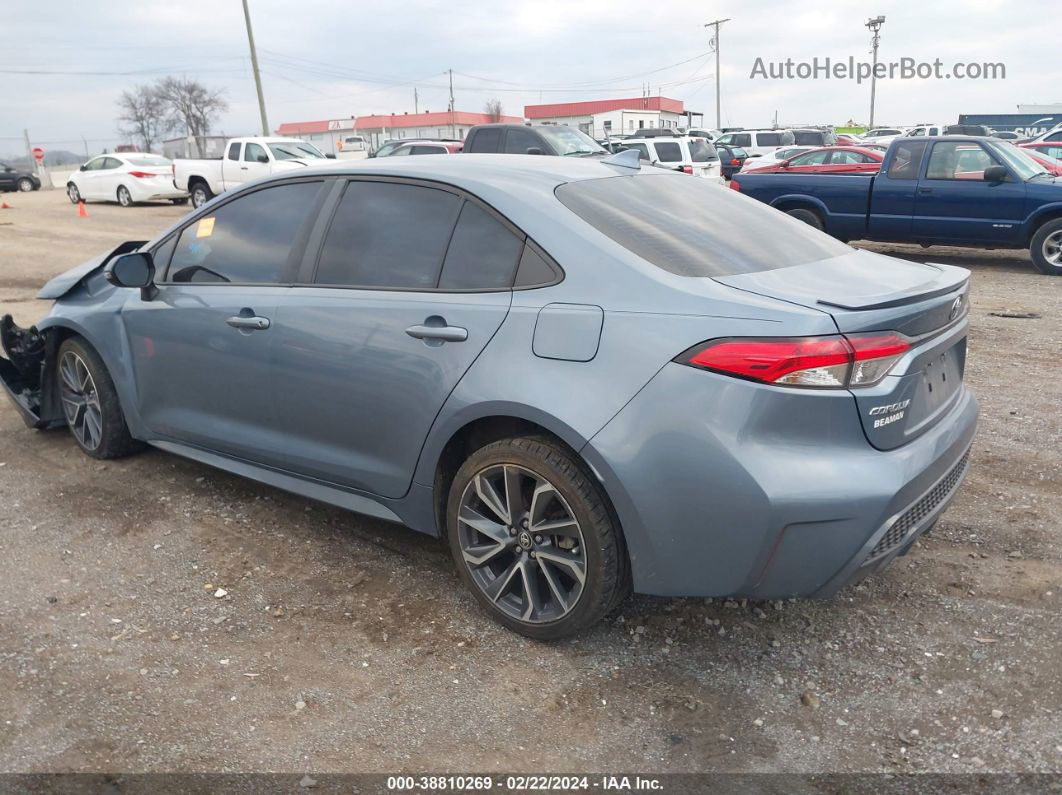 2020 Toyota Corolla Se Light Blue vin: 5YFS4RCE8LP048025