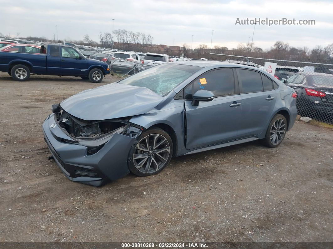 2020 Toyota Corolla Se Light Blue vin: 5YFS4RCE8LP048025