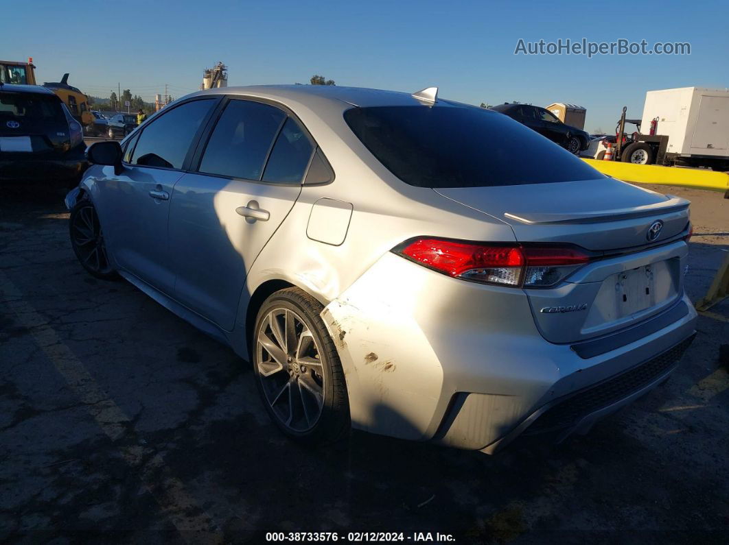 2020 Toyota Corolla Se Серебряный vin: 5YFS4RCE9LP020704