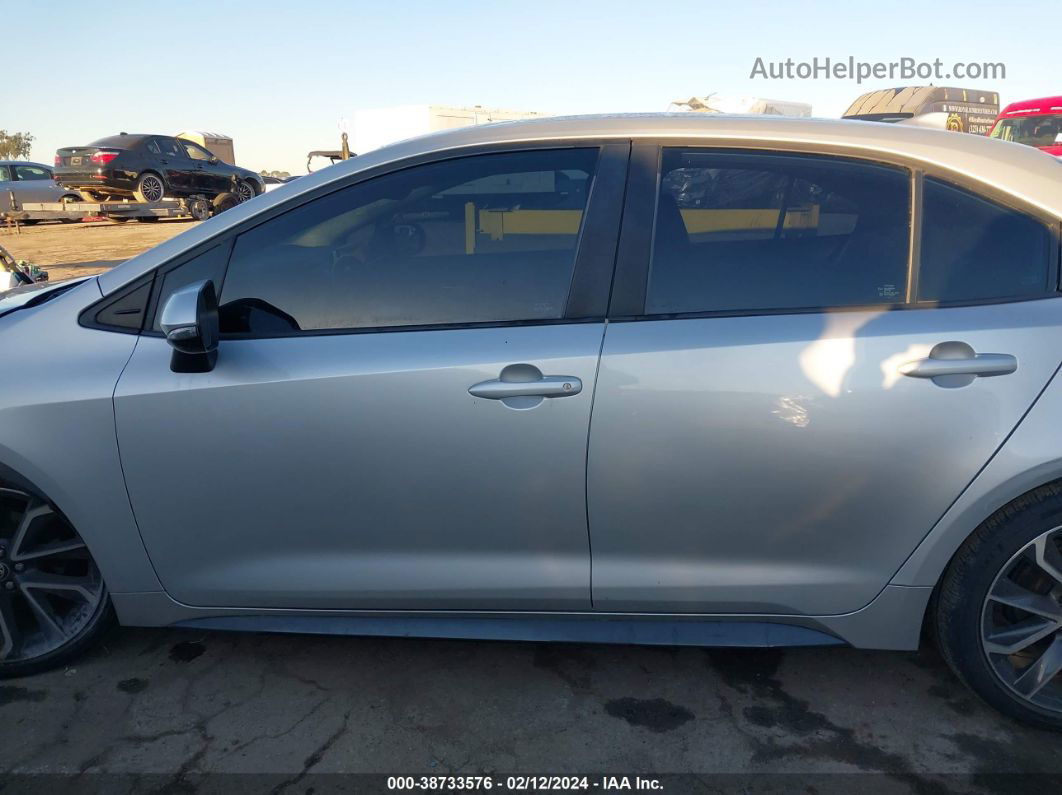 2020 Toyota Corolla Se Silver vin: 5YFS4RCE9LP020704