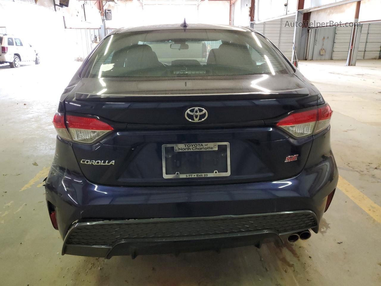 2020 Toyota Corolla Se Purple vin: 5YFS4RCEXLP032232