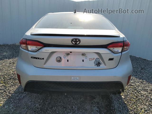 2020 Toyota Corolla Se Silver vin: 5YFS4RCEXLP054179