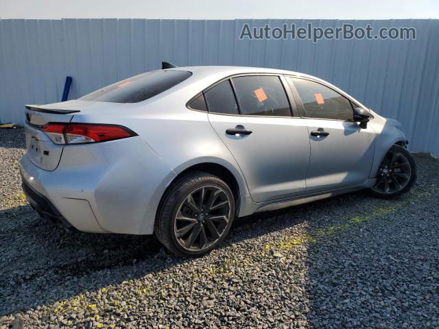 2020 Toyota Corolla Se Silver vin: 5YFS4RCEXLP054179