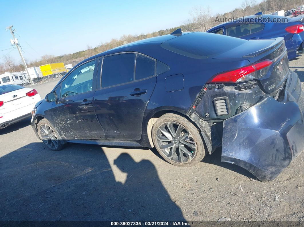 2021 Toyota Corolla Xse Blue vin: 5YFT4MCE3MP075383