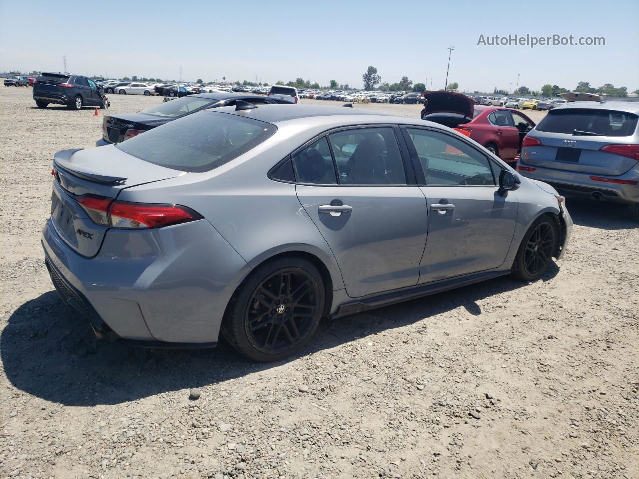 2021 Toyota Corolla Xse Gray vin: 5YFT4MCE3MP080566