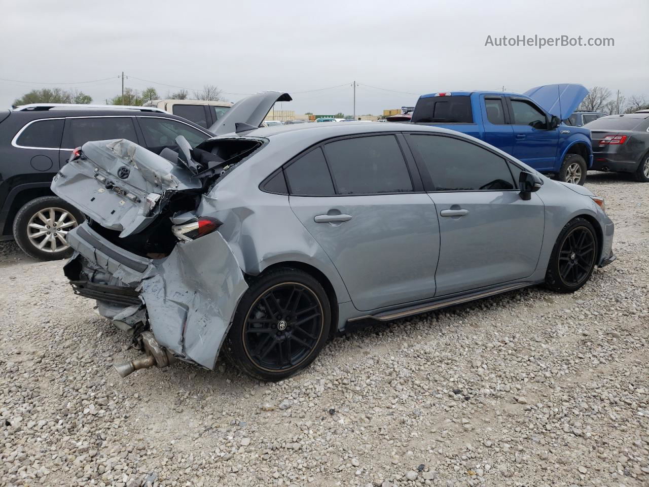 2021 Toyota Corolla Xse Gray vin: 5YFT4MCE7MP087794