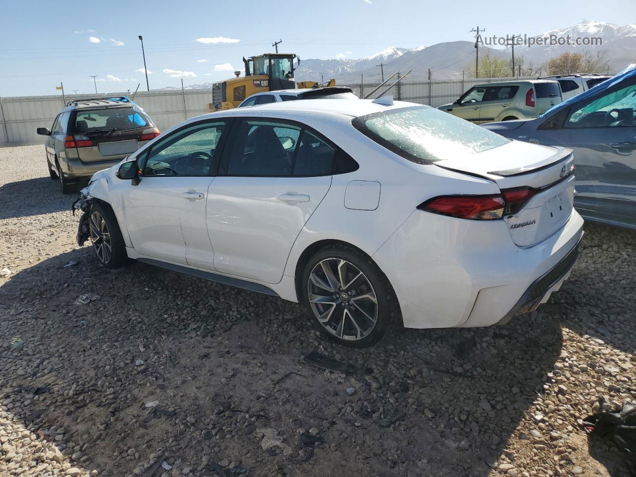 2021 Toyota Corolla Xse White vin: 5YFT4MCE8MP066257