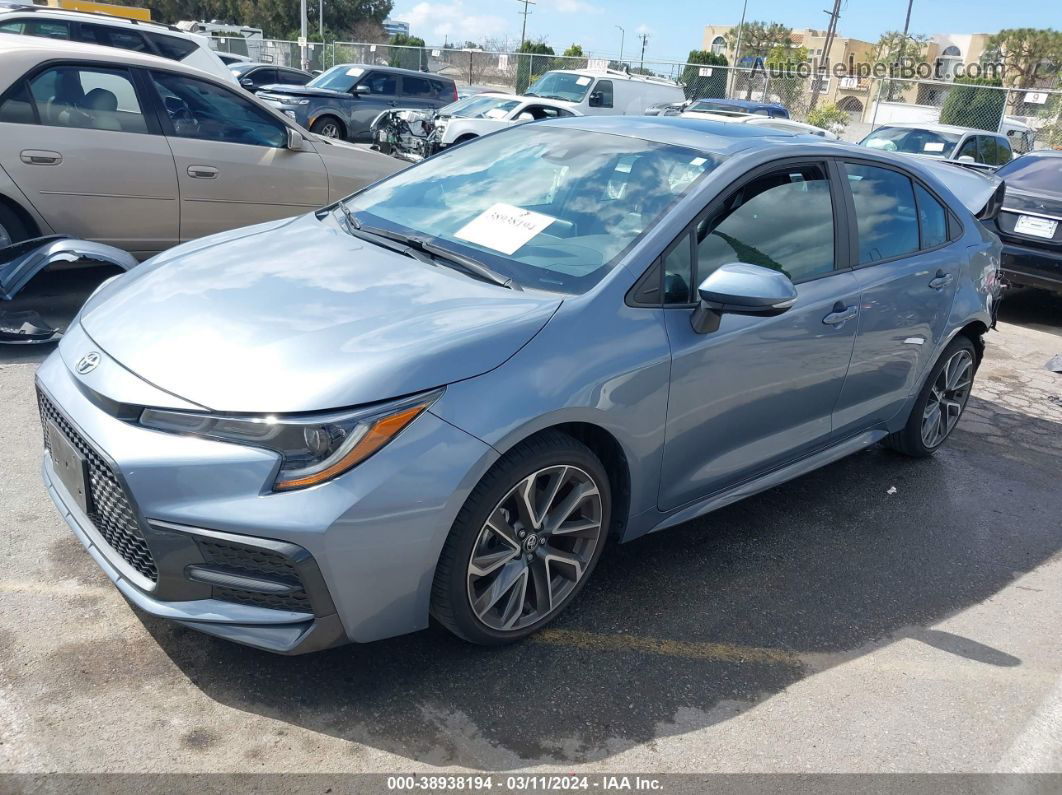 2021 Toyota Corolla Xse Blue vin: 5YFT4MCE9MP091488