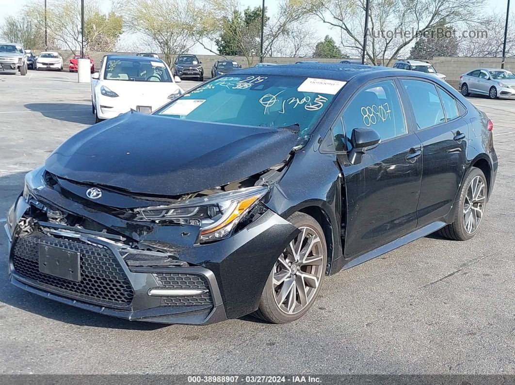 2020 Toyota Corolla Xse Black vin: 5YFT4RCE8LP019077