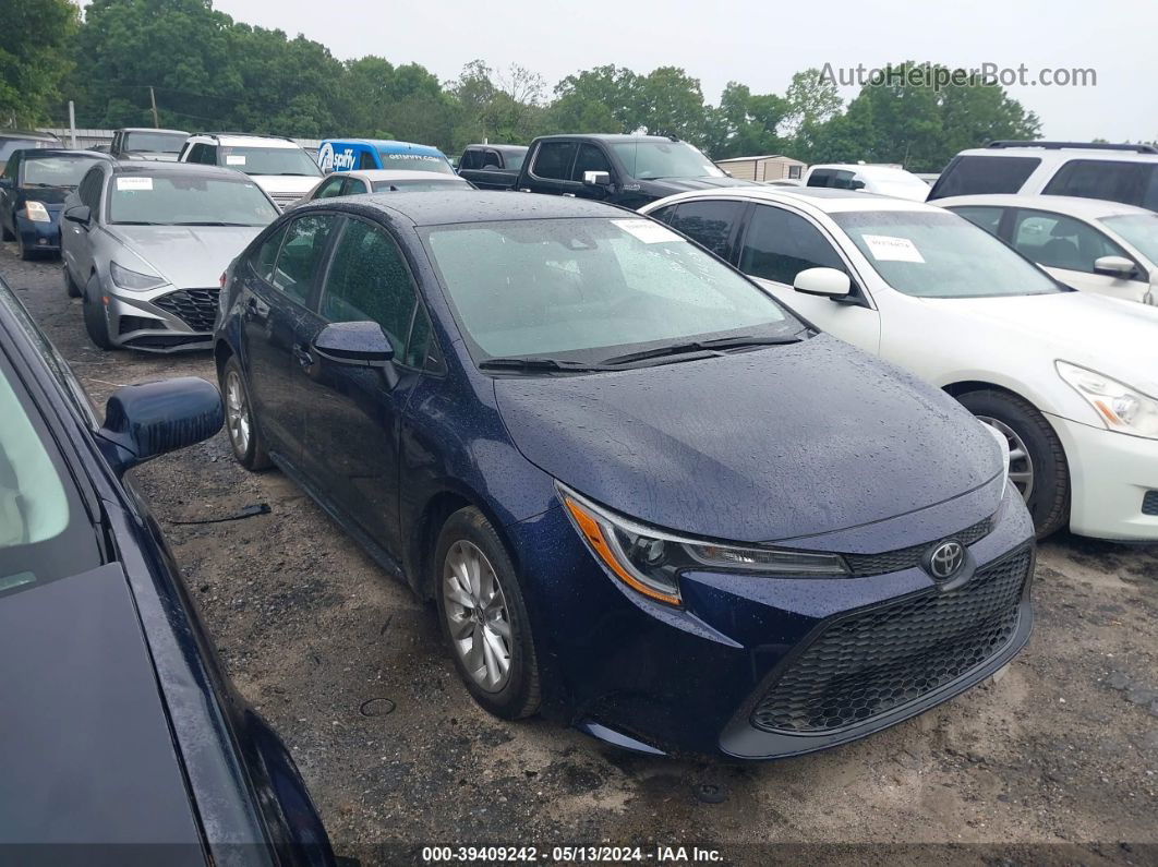 2021 Toyota Corolla Le Blue vin: 5YFVPMAE1MP248059