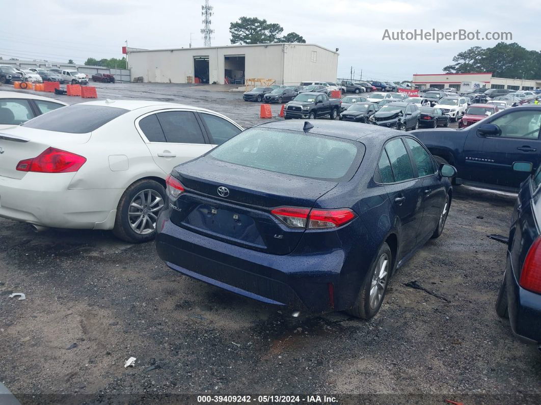 2021 Toyota Corolla Le Blue vin: 5YFVPMAE1MP248059