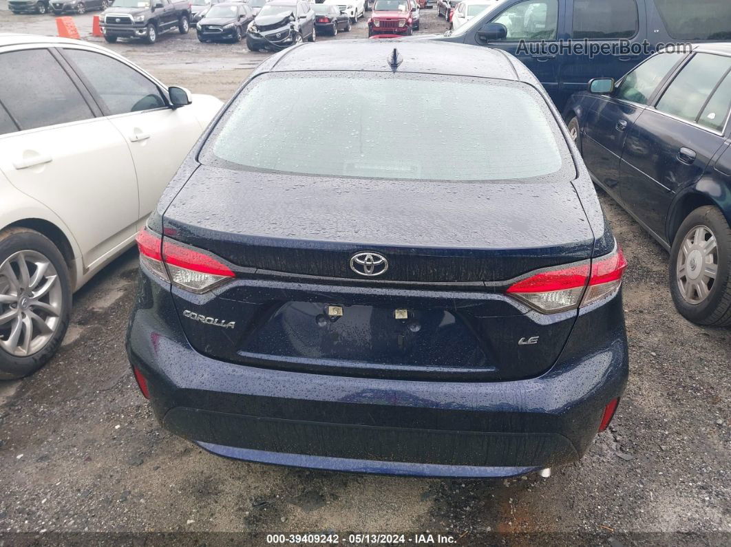 2021 Toyota Corolla Le Blue vin: 5YFVPMAE1MP248059