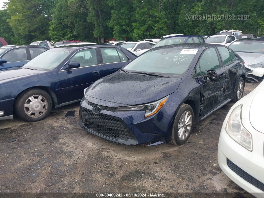 2021 Toyota Corolla Le Blue vin: 5YFVPMAE1MP248059