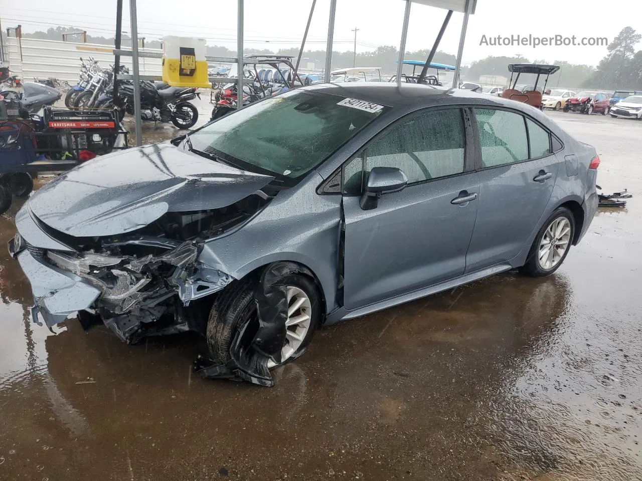 2021 Toyota Corolla Le Gray vin: 5YFVPMAE4MP176628