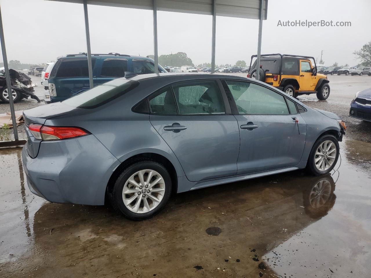 2021 Toyota Corolla Le Gray vin: 5YFVPMAE4MP176628