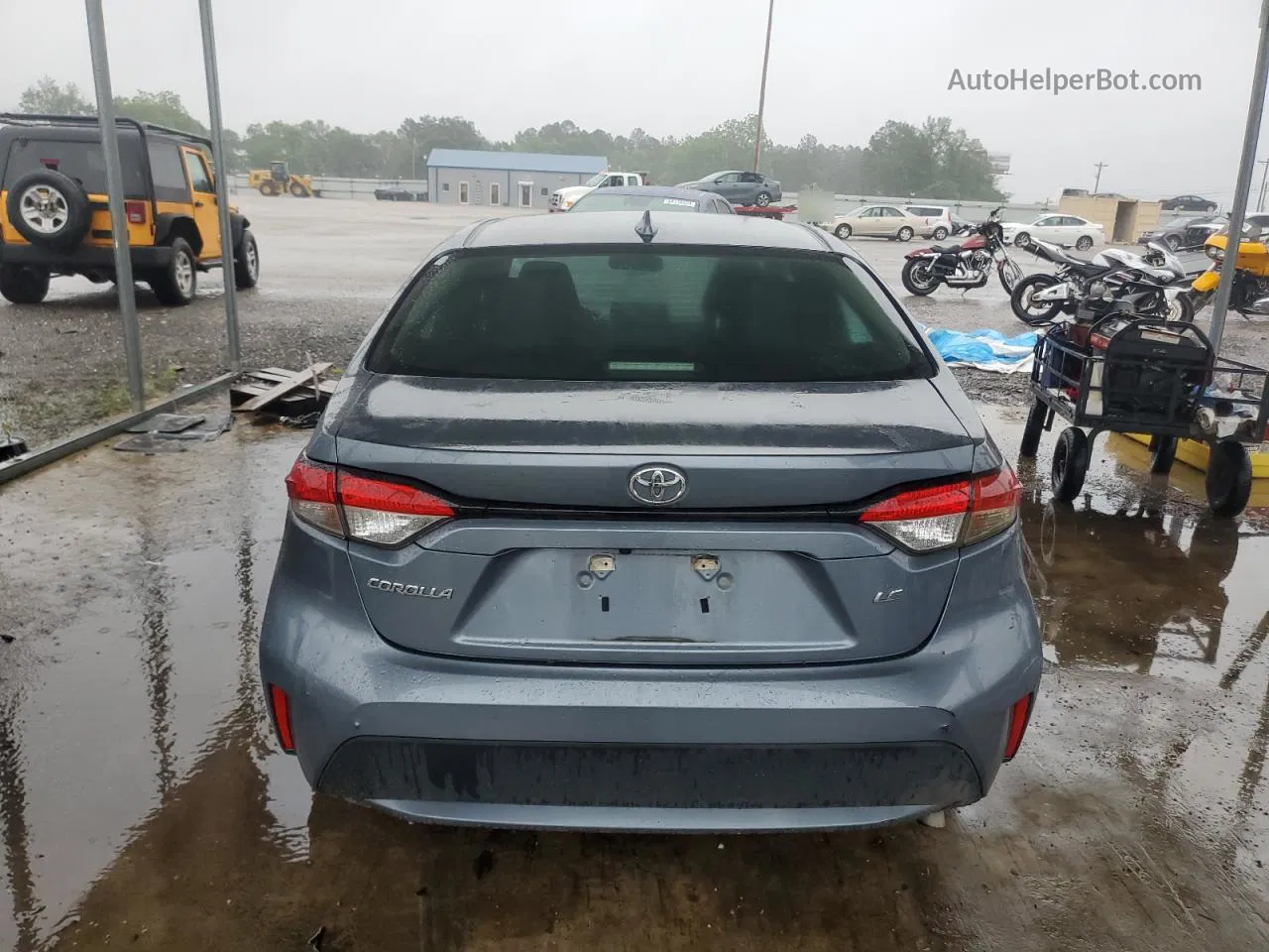 2021 Toyota Corolla Le Gray vin: 5YFVPMAE4MP176628