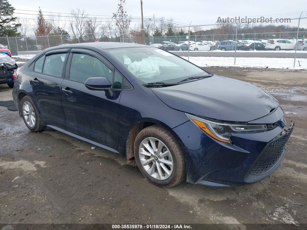 2021 Toyota Corolla Le Blue vin: 5YFVPMAE8MP226804