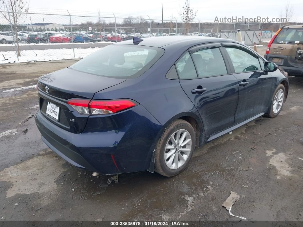 2021 Toyota Corolla Le Blue vin: 5YFVPMAE8MP226804