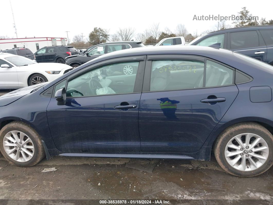 2021 Toyota Corolla Le Синий vin: 5YFVPMAE8MP226804