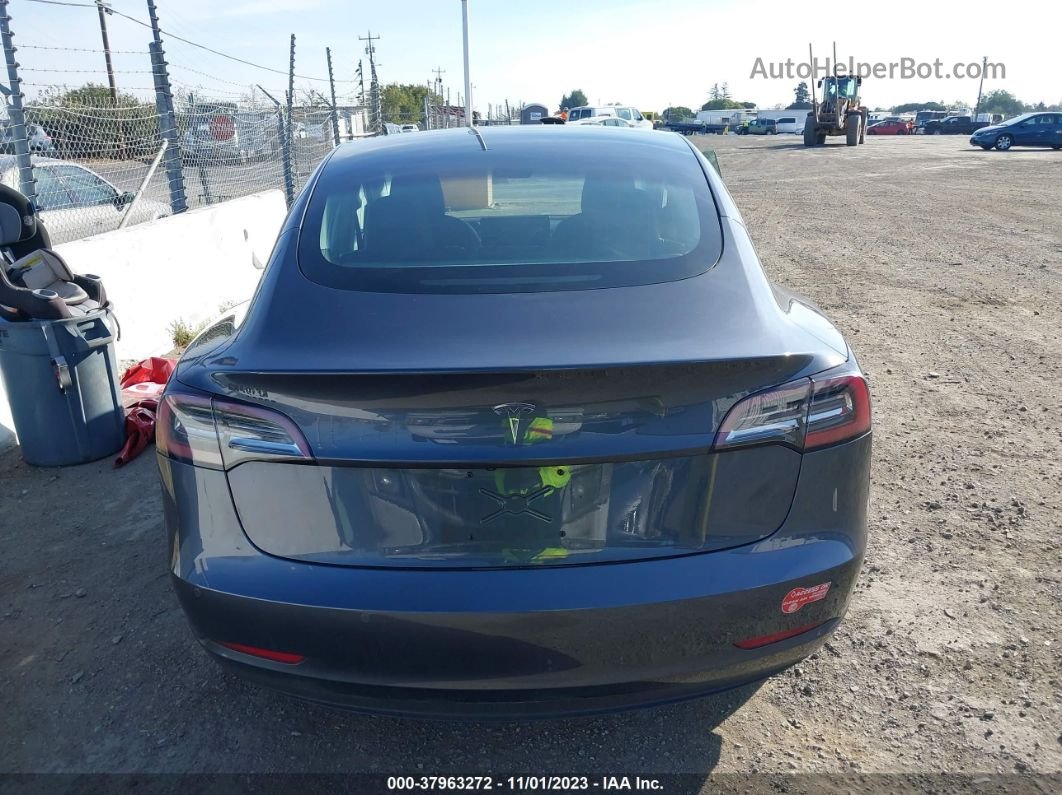 2018 Tesla Model 3 Long Range/mid Range Gray vin: 5YJ3E1EA0JF003313