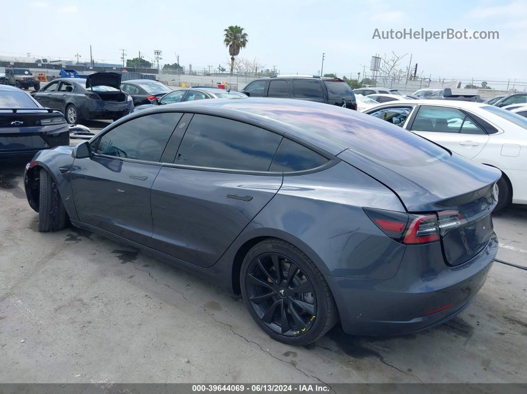 2018 Tesla Model 3 Long Range/mid Range Gray vin: 5YJ3E1EA0JF009533