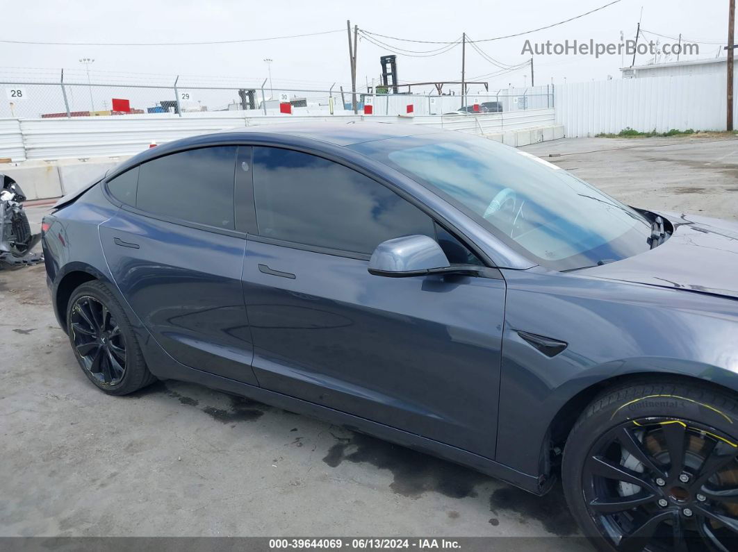 2018 Tesla Model 3 Long Range/mid Range Gray vin: 5YJ3E1EA0JF009533