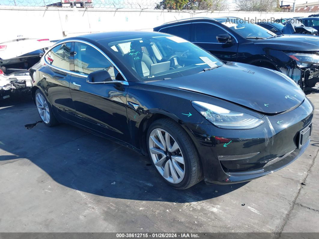 2018 Tesla Model 3 Long Range/mid Range Черный vin: 5YJ3E1EA0JF010763