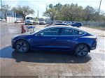 2018 Tesla Model 3 Long Range/mid Range Blue vin: 5YJ3E1EA0JF019611