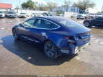 2018 Tesla Model 3 Long Range/mid Range Blue vin: 5YJ3E1EA0JF019611