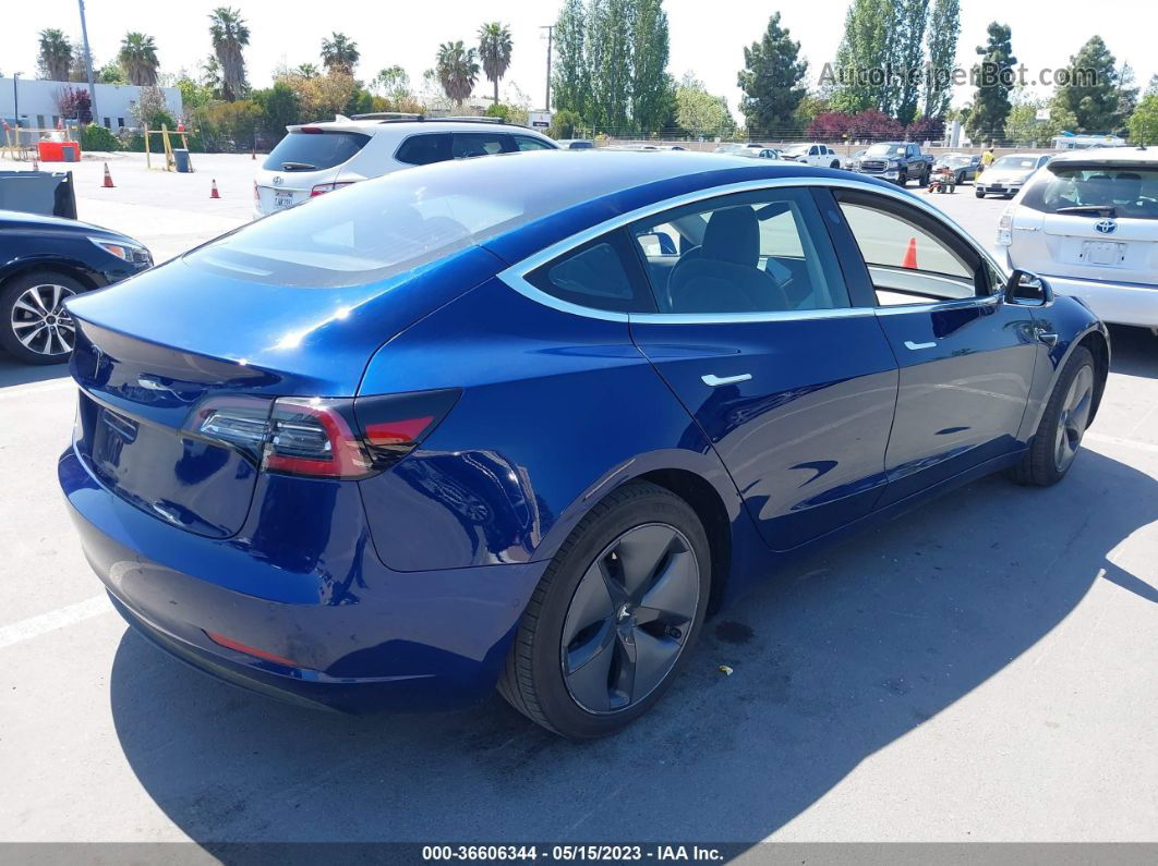 2018 Tesla Model 3 Range Battery Blue vin: 5YJ3E1EA0JF022850