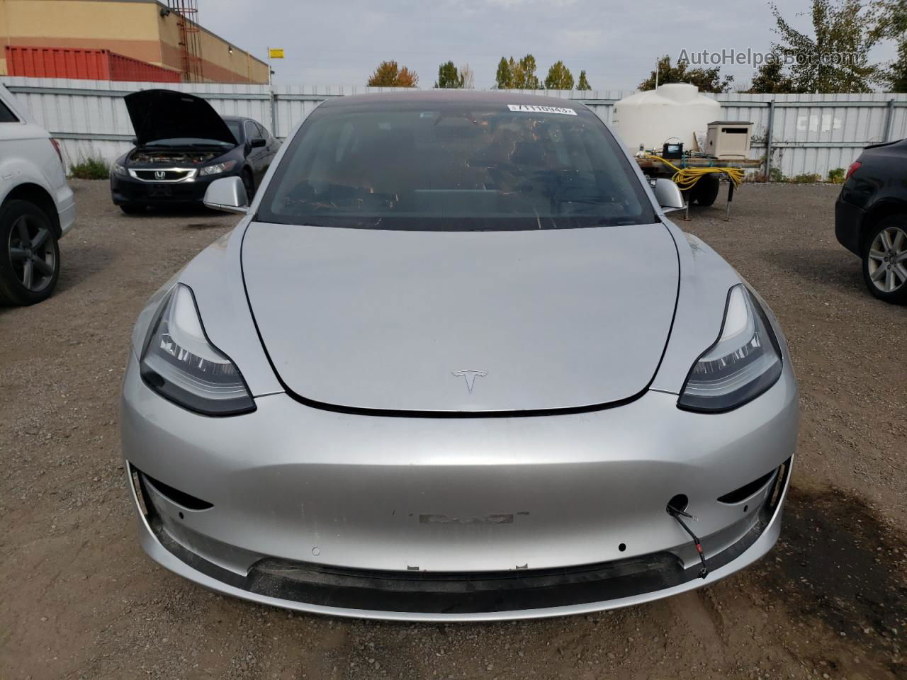 2018 Tesla Model 3  Silver vin: 5YJ3E1EA0JF028986