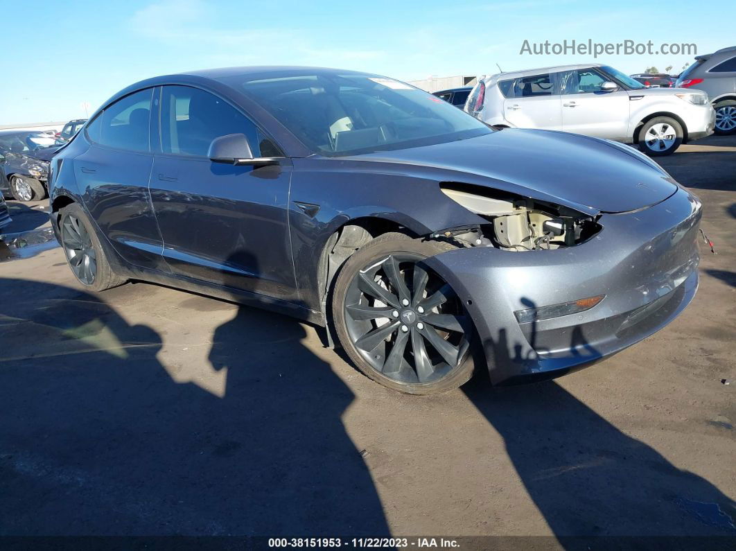 2018 Tesla Model 3 Long Range/mid Range Серый vin: 5YJ3E1EA0JF036831