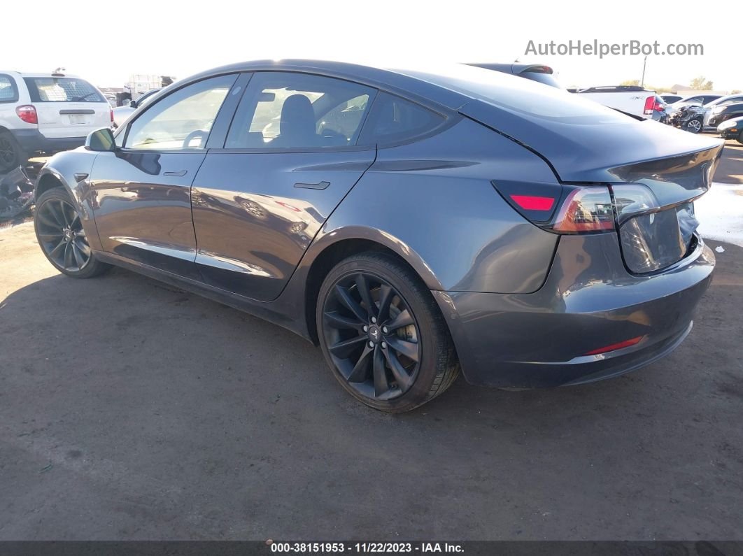 2018 Tesla Model 3 Long Range/mid Range Gray vin: 5YJ3E1EA0JF036831