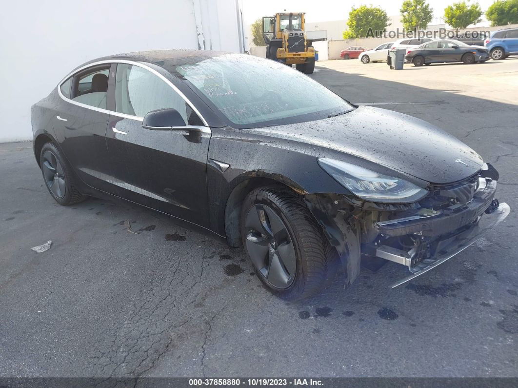 2018 Tesla Model 3 Range Battery Black vin: 5YJ3E1EA0JF057047